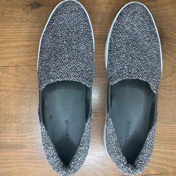 Vince Warren Tweed Multi-Color Sneakers Size 8.5 - Picture 2 of 6